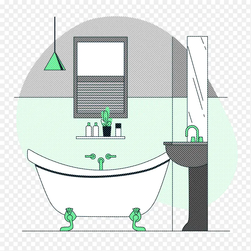 浴室 室内设计服务 绘画