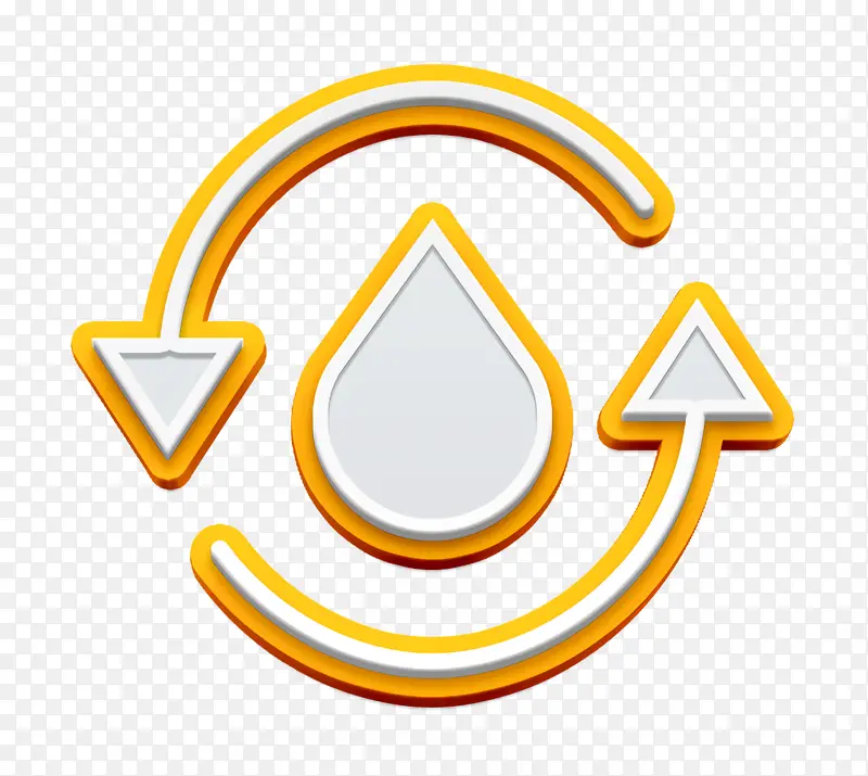 水循环图标 水图标 徽标
