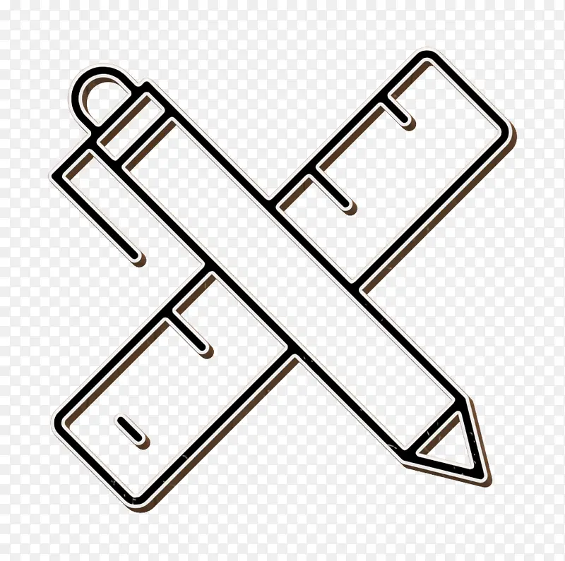 平面设计图标 设计工具图标 铅笔