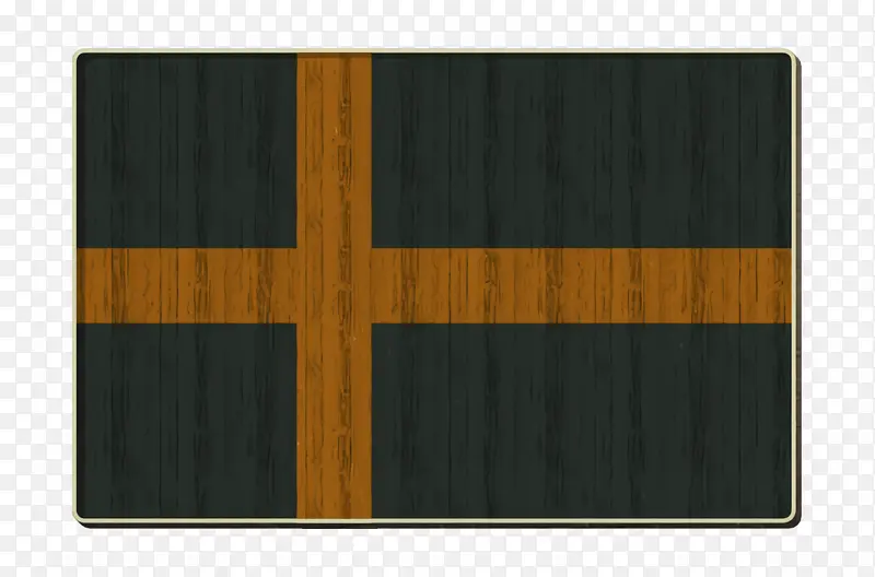 国际旗帜图标 木材染色 木材