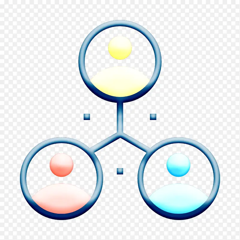 网络图标 群组图标 商业和办公室图标