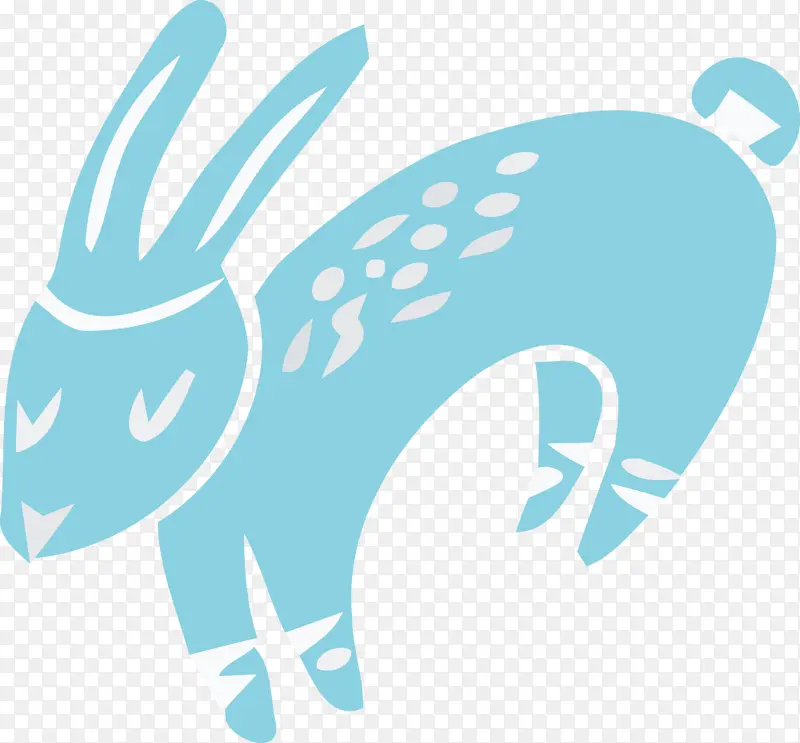 兔子 标志 卡通