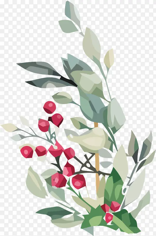 花卉设计 叶 植物茎