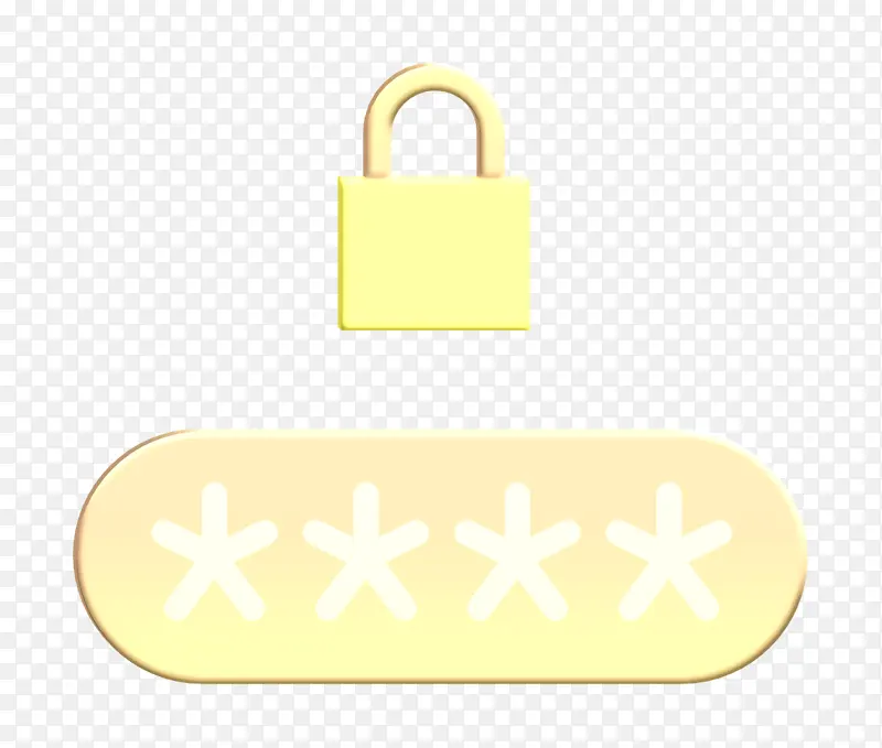 安全图标 密码图标 徽标