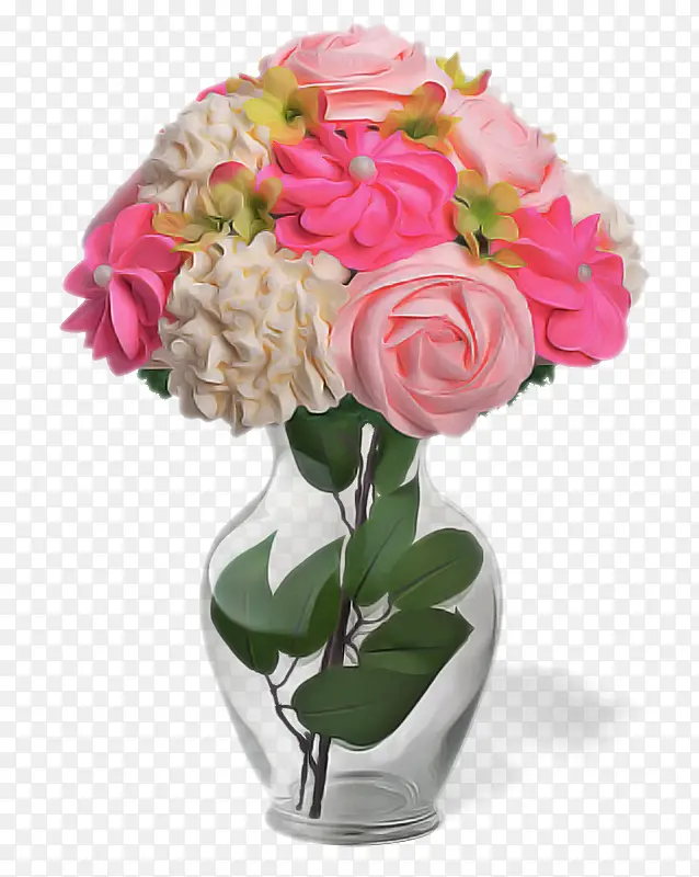 花卉设计 花园玫瑰 花瓶