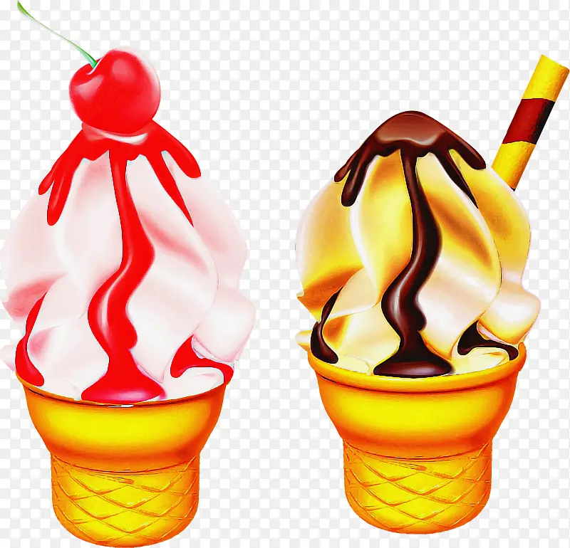 圣代冰淇淋蛋筒冰淇淋意大利冰淇淋奶制品风味奶制品意大利美食蛋筒水果数学几何