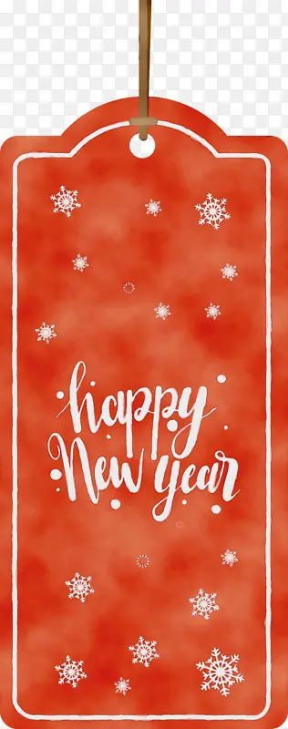 新年快乐 水彩 油漆