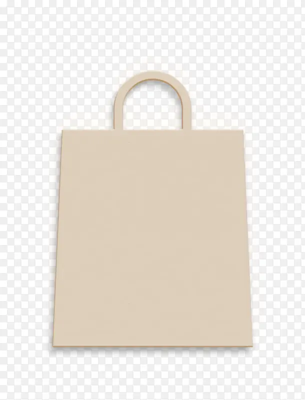 购物袋图标 商业图标 矩形