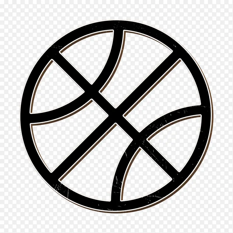 城市公园标志 篮球标志 篮球
