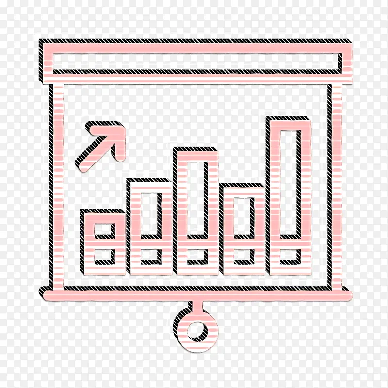 商业图标 图表图标 演示图标