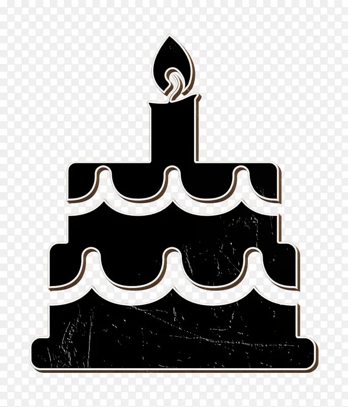 生日蛋糕图标 食品图标 黑森林蛋糕