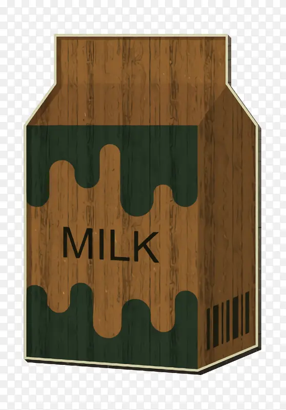 食品和饮料图标 牛奶图标 木材染色