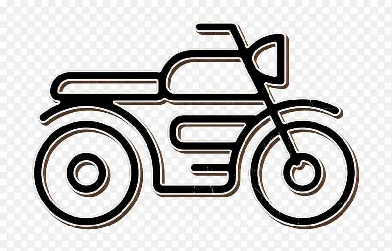 摩托车图标 交通图标 滑板车图标
