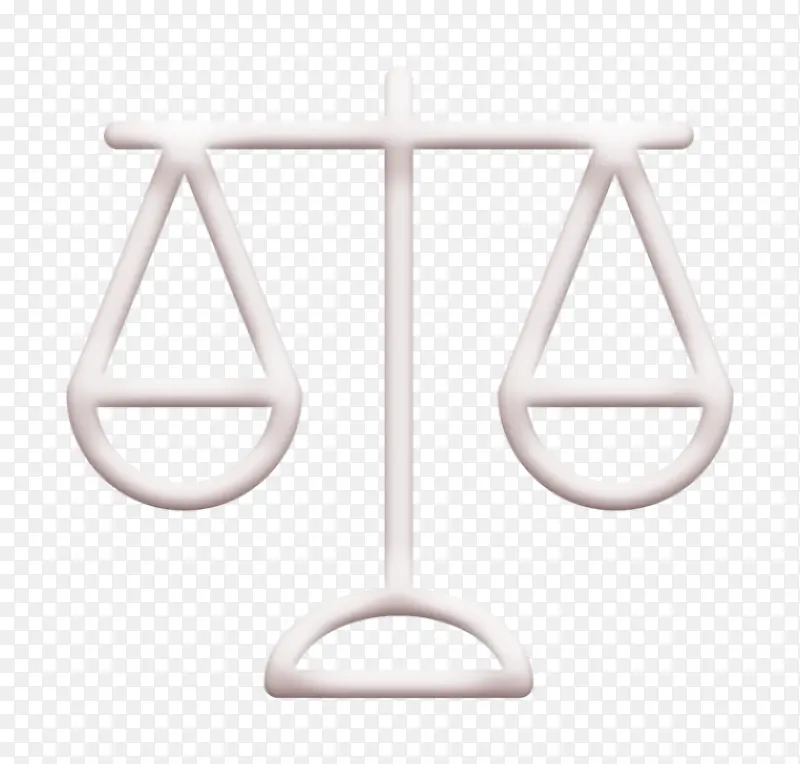 法律和法律图标 天秤座图标 平衡图标