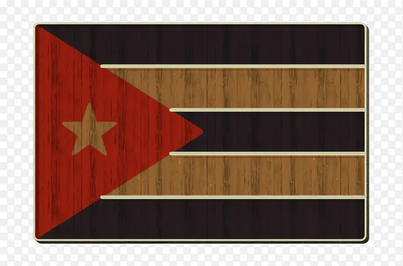 国际旗帜图标 古巴图标 旗帜