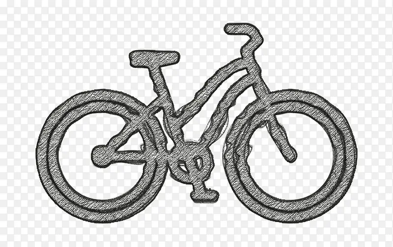 交通图标 自行车图标 自行车