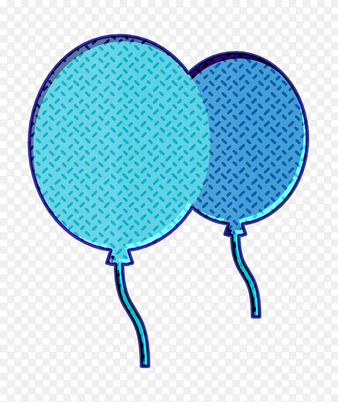 气球图标 婚礼图标 绘画
