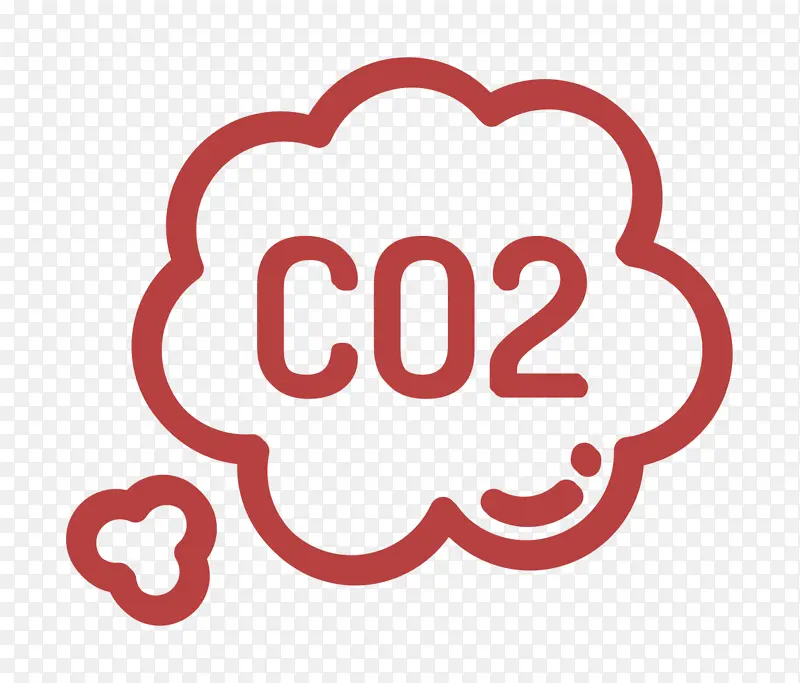二氧化碳图标 生态环境图标 图标设计