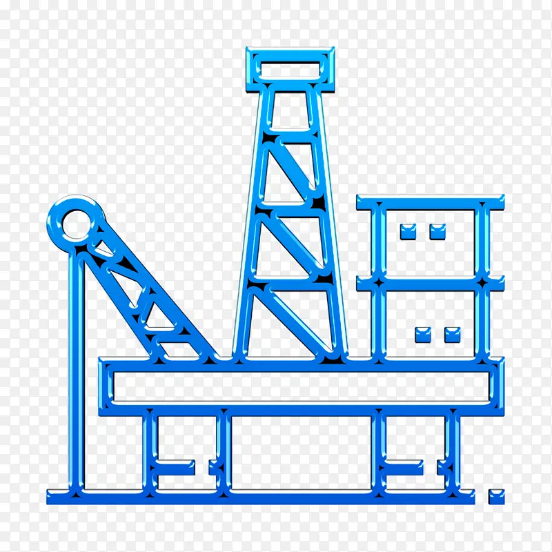 天然气图标 石油行业图标 石油平台图标