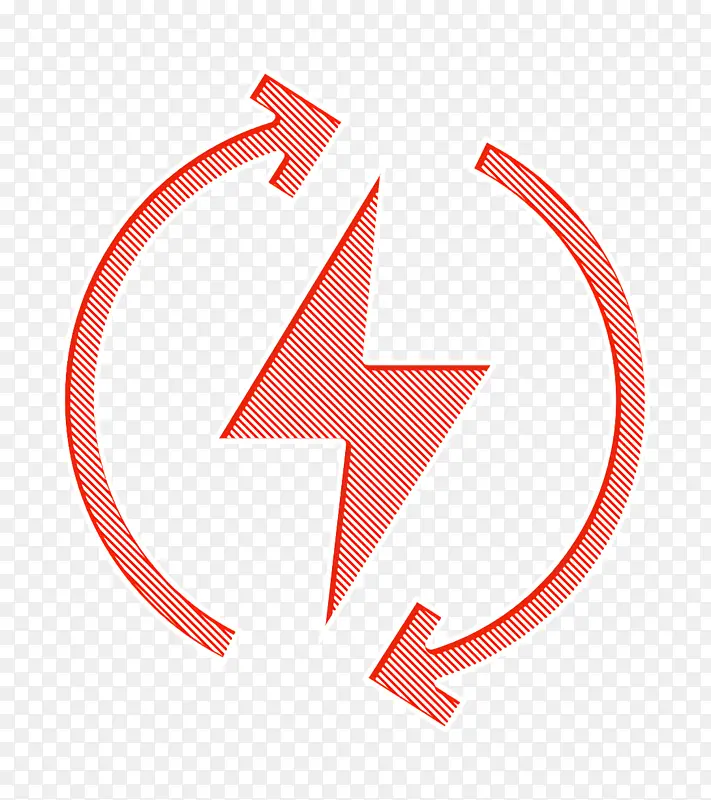 电源图标 可再生能源图标 徽标
