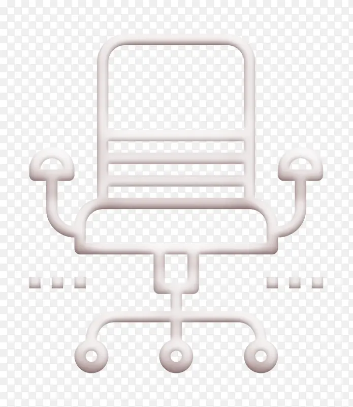 工作简历图标 椅子图标 办公椅图标