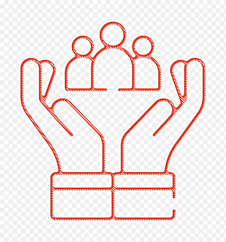 护理图标 帮助图标 世界癌症意识日图标