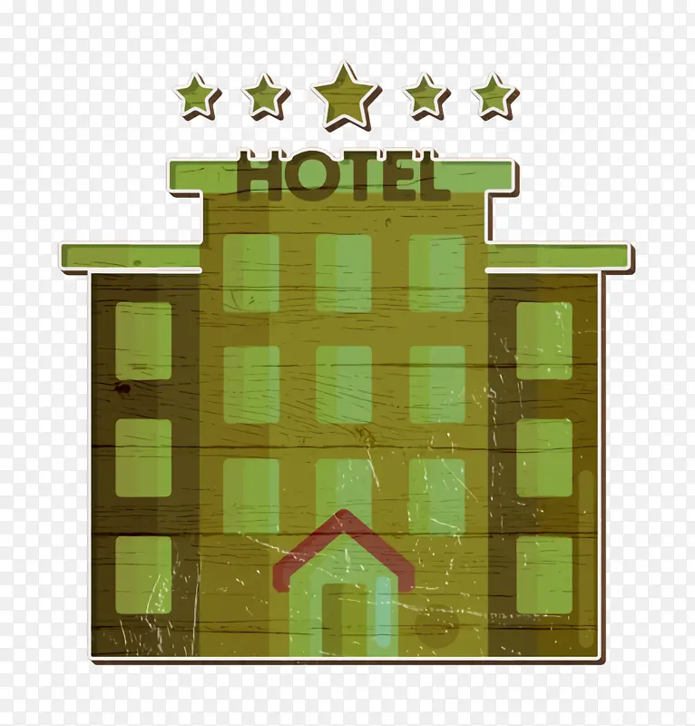酒店图标 旅游图标 五星级图标