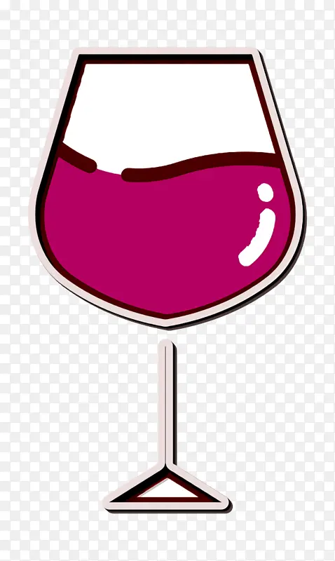 派对图标 葡萄酒图标 葡萄酒杯图标