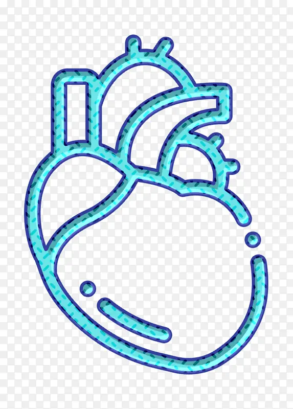 心脏图标 心血管图标 生物图标