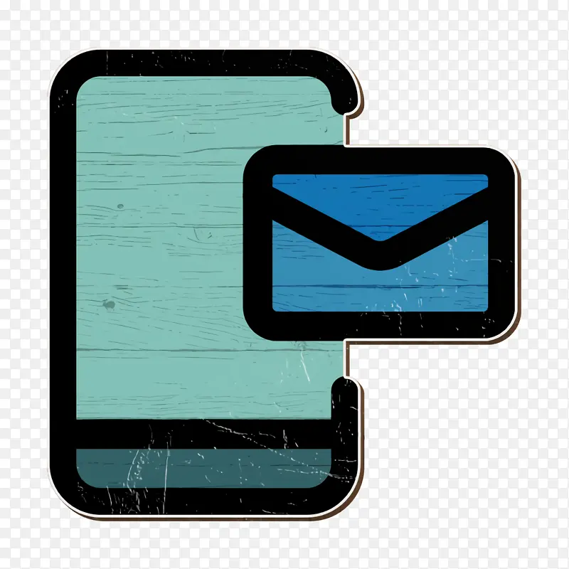 智能手机图标 触摸屏图标 电子邮件图标