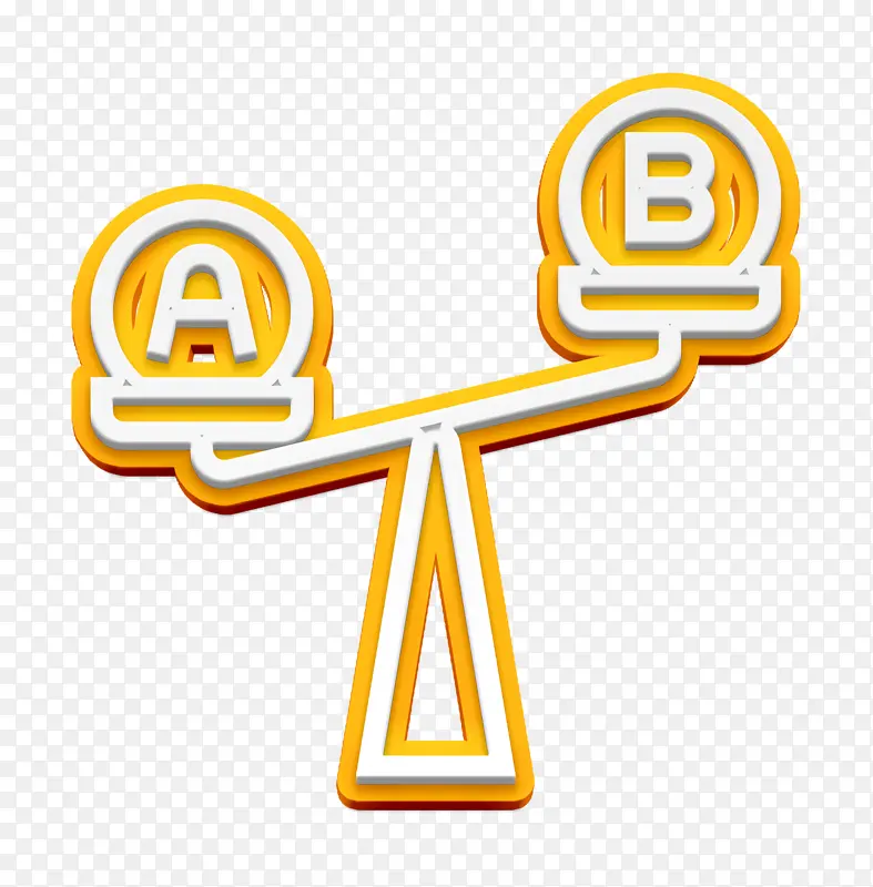 比较图标 设计思维图标 徽标