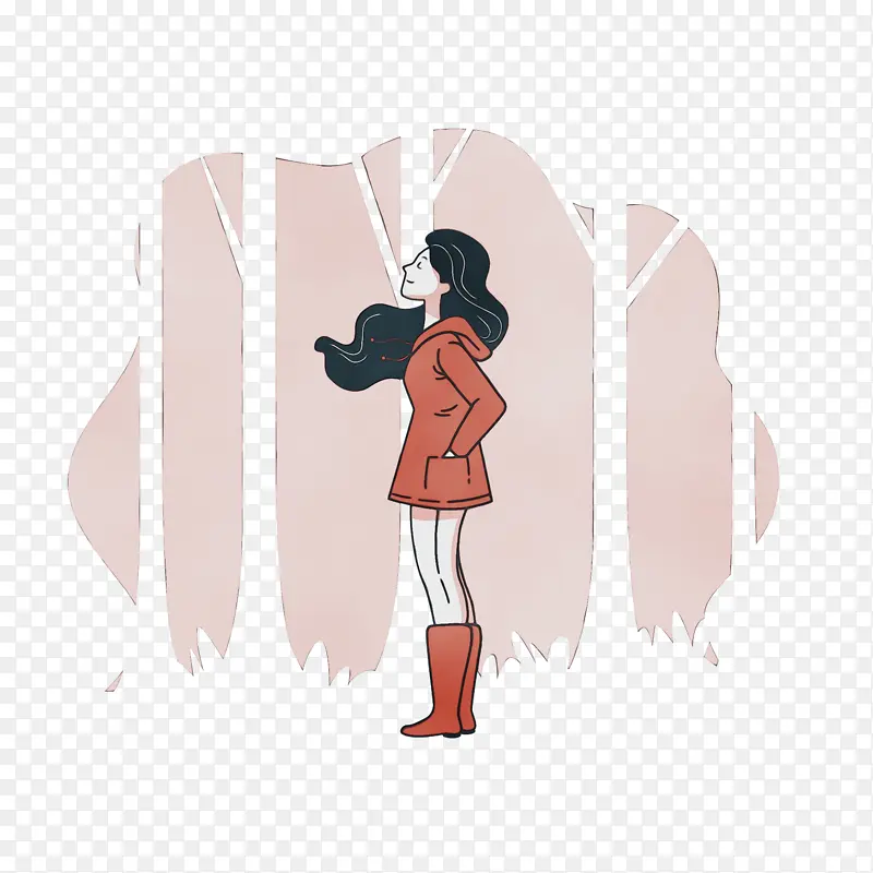 秋天 水彩画 颜料