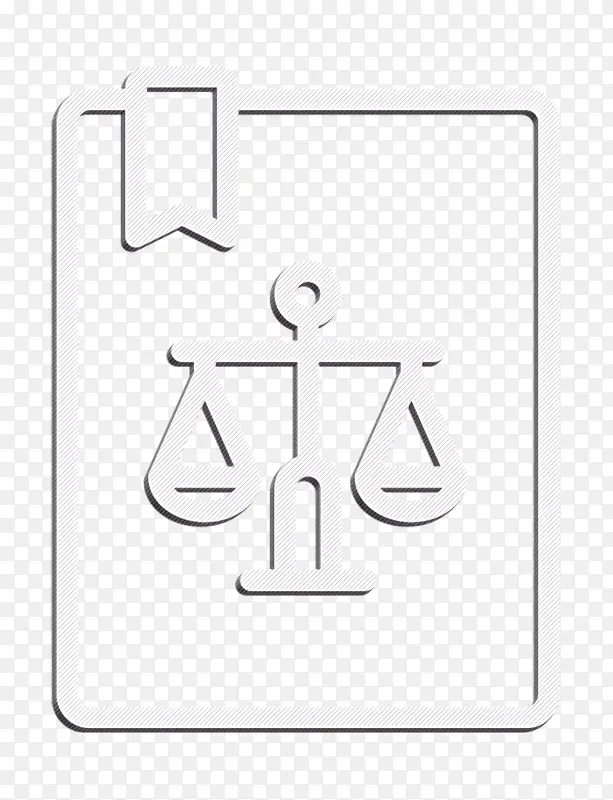 木槌图标 法律书籍图标 司法图标