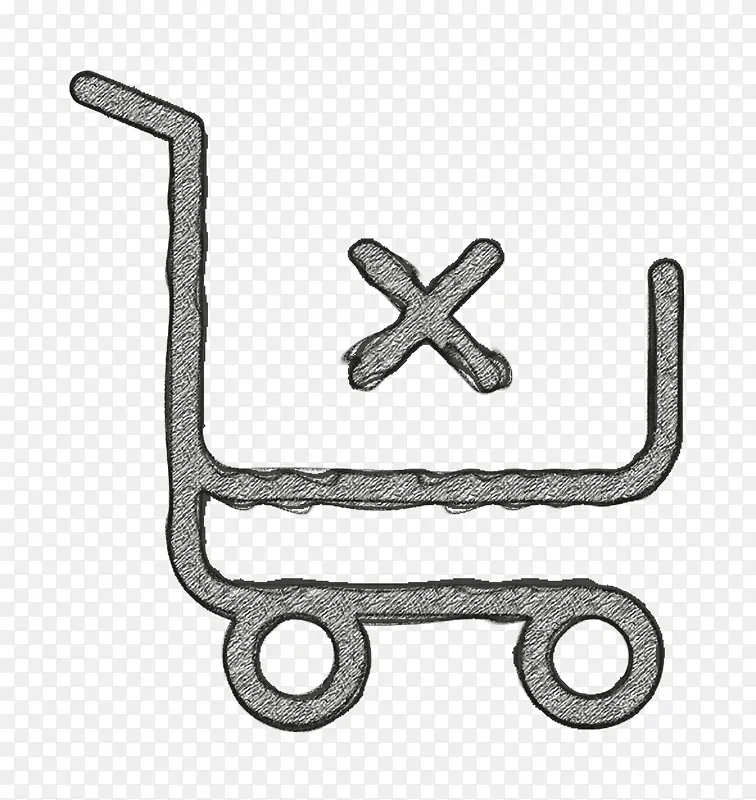 超市图标 购物车图标 电子商务套装图标