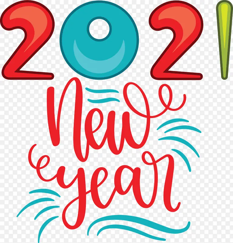 新年快乐 标志 米
