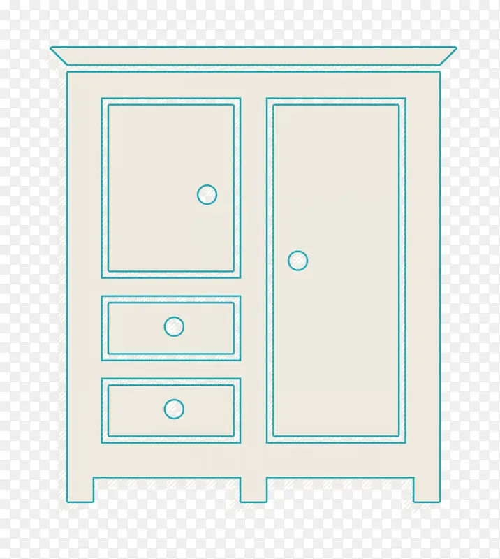 衣柜图标 工具和用具图标 家居用品图标