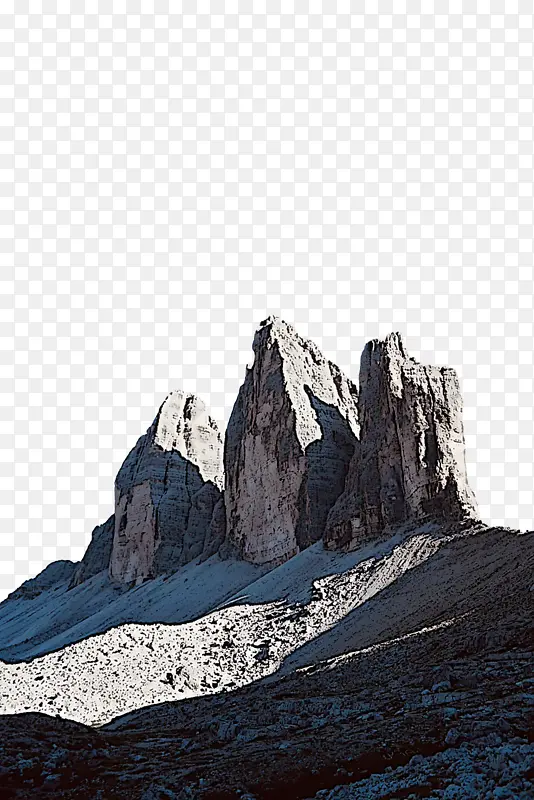 山脉 露头 山脊
