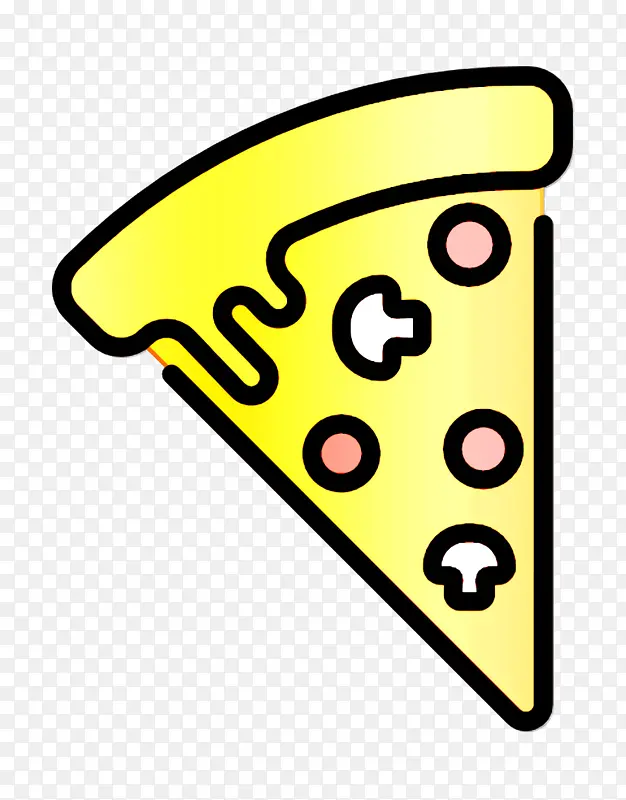 披萨片图标 披萨图标 快餐图标