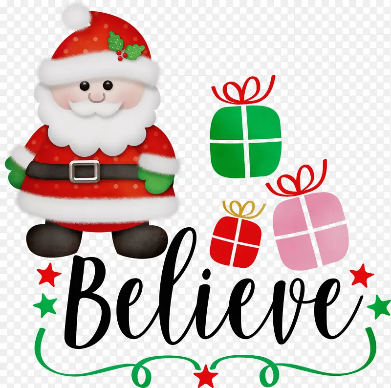 相信 圣诞老人 圣诞节