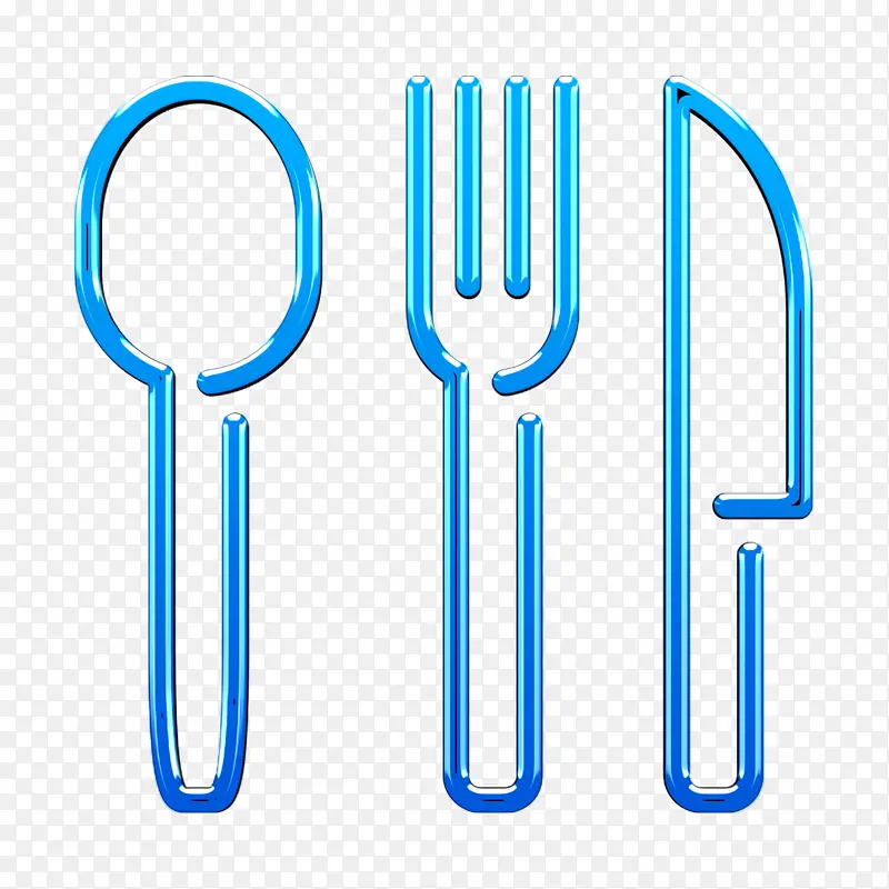 叉子图标 餐具图标 厨房图标