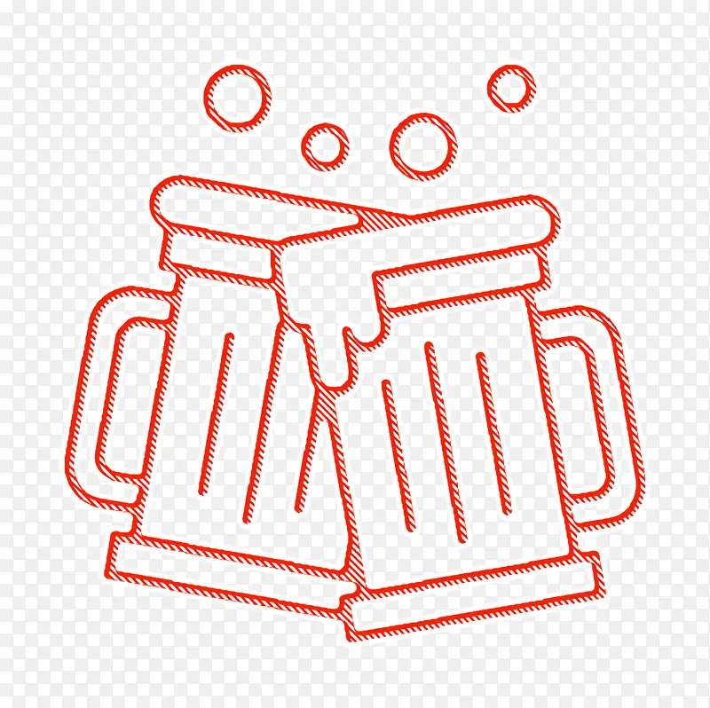 啤酒图标 派对图标 普通啤酒花