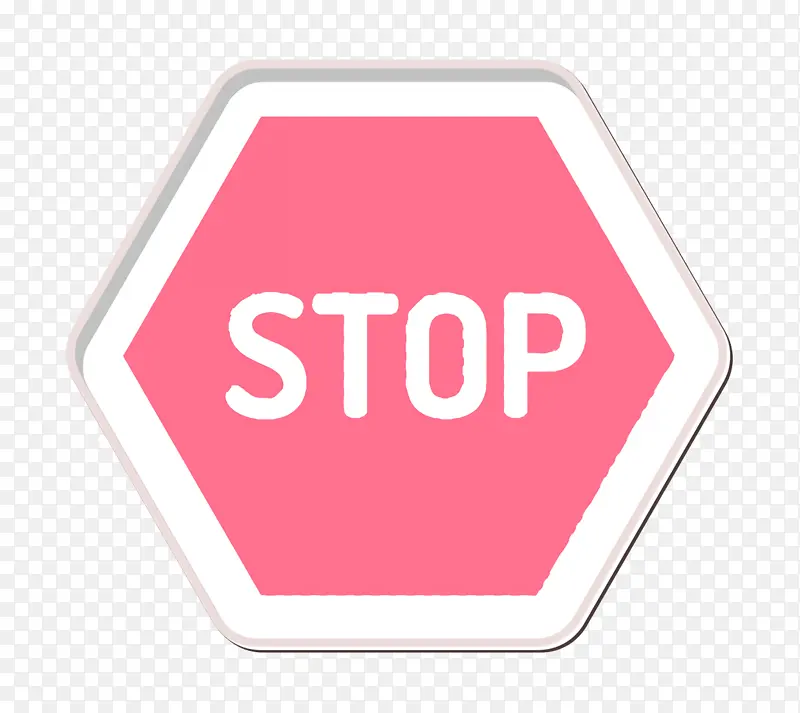 停止图标 信号禁止图标 标志
