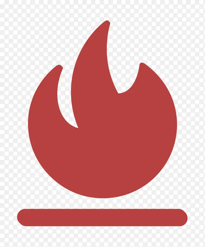 火焰图标 形状图标 消防安全图标