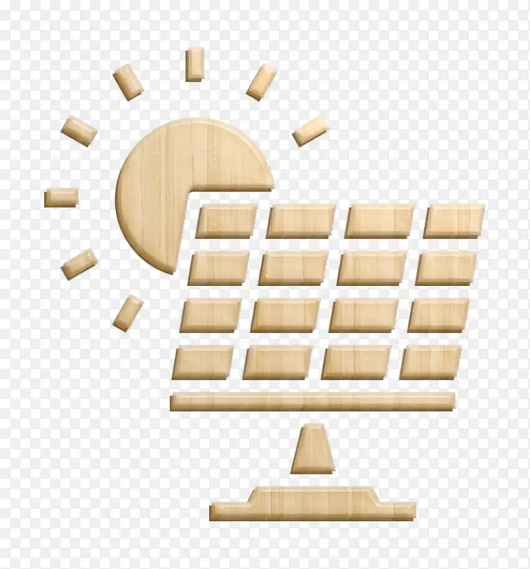 太阳能图标 电源图标 能源图标