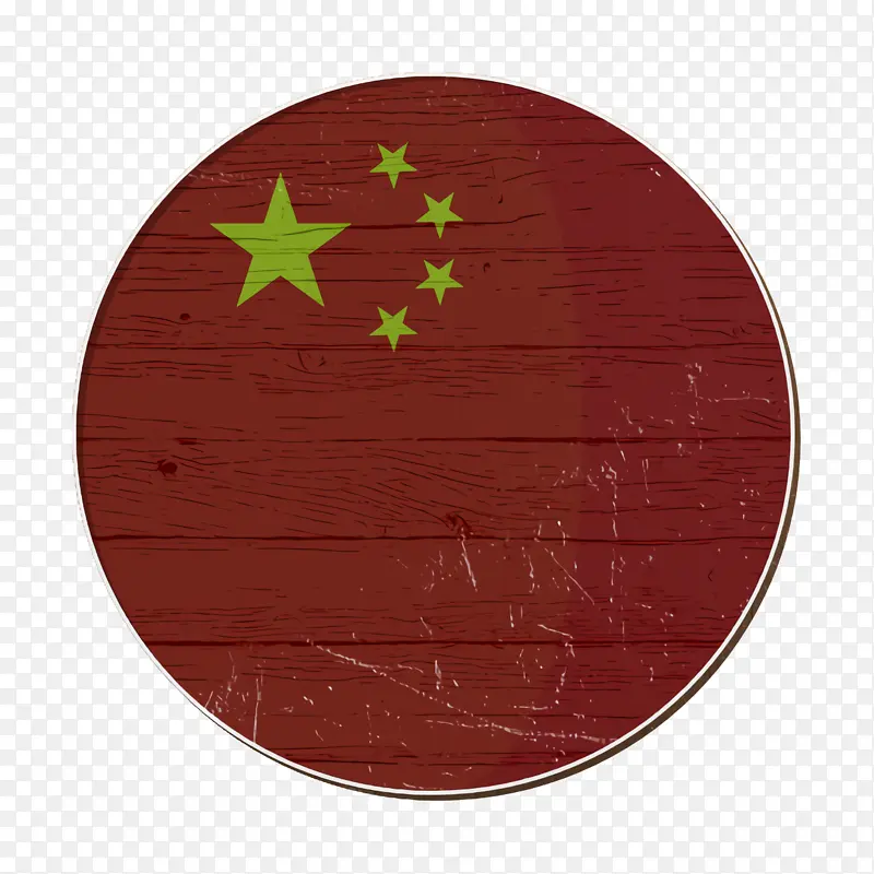 旗帜图标 中国图标 圣诞节