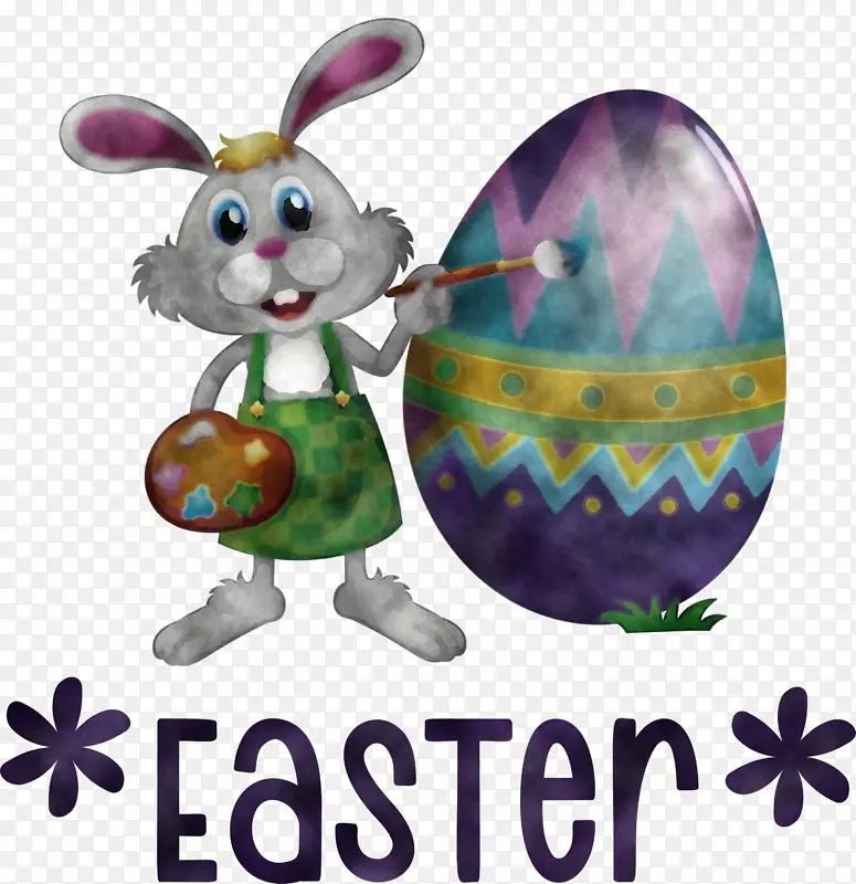 复活节兔子 复活节 红色复活节彩蛋