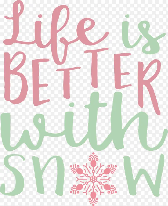 雪 生活是更好的与雪 水彩画