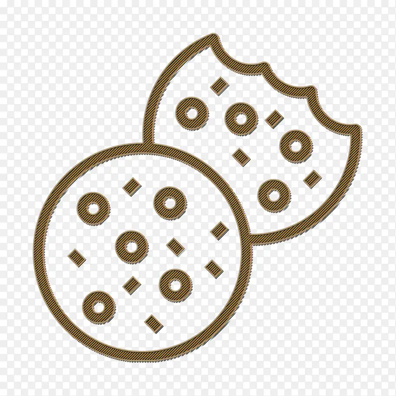 面包店图标 饼干图标 食品图标