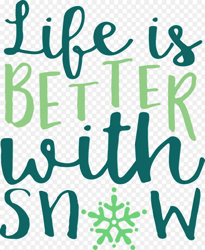 雪 生活是更好的与雪 水彩画