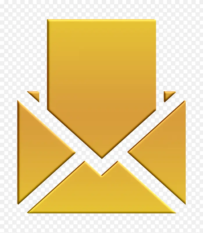 电子邮件图标 实体联系人和通信元素图标 邮件图标